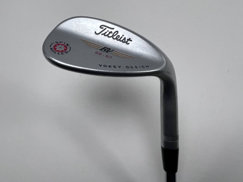 Titleist Vokey Spin Milled Chrome 2009 Lob Wedge LW 60* 7 Bounce Wedge RH, 1 of 12
