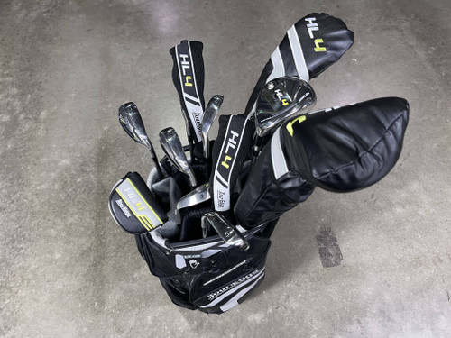 Tour Edge Hot Launch 4 Club Set Driver 3-5W 4h-5h-6-PW+SW Putter Regular RH Bag, 1 of 12