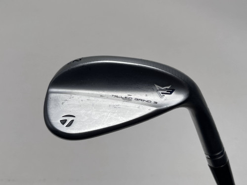 TaylorMade Milled Grind 3 Raw Chrome Gap Wedge GW 52* 12HB Hi-Rev 2.0 XStiff RH, 1 of 12