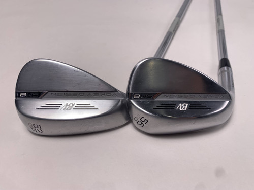 LEFTY Titleist Vokey SM8 Tour Chrome Wedge Set 52* 8 | 56* 12 Wedge LH, 1 of 12
