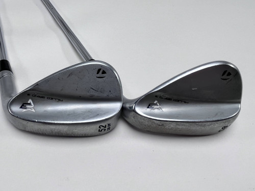 TaylorMade Milled Grind 3 Raw Chrome Wedge Set 52* 9 | 58* 11 DG S400 Stiff RH, 1 of 12