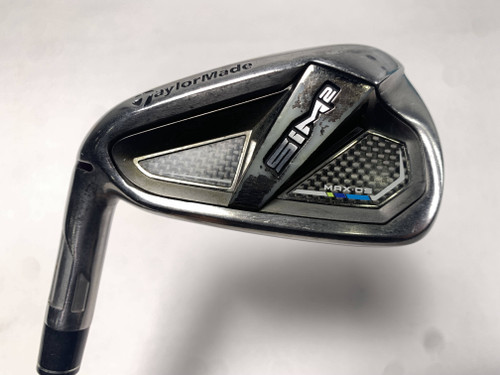 LEFTY TaylorMade SIM2 MAX OS Single 6 Iron Fujikura Ventus Blue 5A Senior LH, 1 of 12
