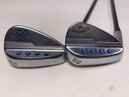 LEFTY Callaway Jaws MD5 Platinum Chrome Wedge Set 52*10 |56*10 6.0 Stiff LH -1'', 1 of 12