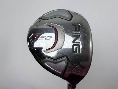 Ping G20 7 Fairway Wood 21* TFC169F Soft Regular Senior Graphite Mens RH, 1 of 12