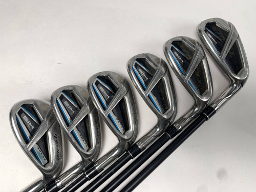 TaylorMade SIM MAX OS Iron Set 7-PW+GW+SW KBS Max 65g Regular RH, 1 of 12