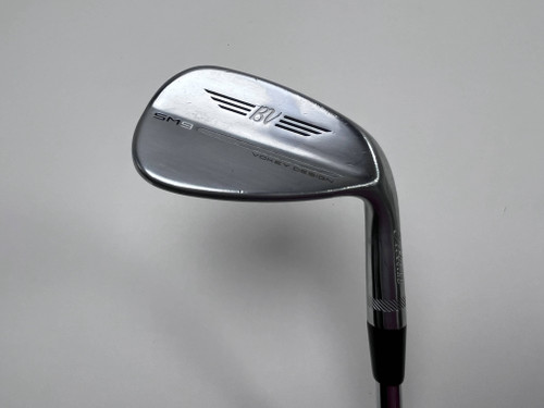 Titleist Vokey SM9 Tour Chrome Wedge 46* 10 Bounce F-Grind Wedge Steel Mens RH, 1 of 12