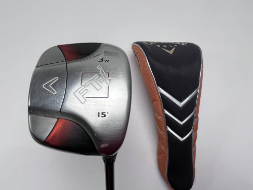 Callaway FT-i Squareway 3 Fairway Wood 15* Fujikura Fit On M Regular RH, 1 of 12