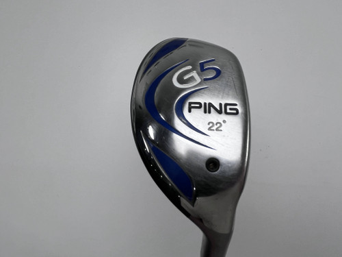 Ping G5 4 Hybrid 22* Grafalloy Pro Launch Blue Stiff Graphite Mens RH, 1 of 12