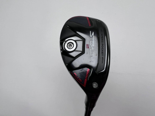 TaylorMade Stealth 2 Plus 4 Hybrid 22* Kai'li Red 85g Stiff Graphite Mens RH, 1 of 12