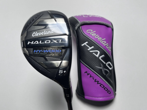 Cleveland HALO XL HY-WOOD 5+ Hybrid 23* Aldila Ascent Blue 40g Ladies RH HC NEW, 1 of 12