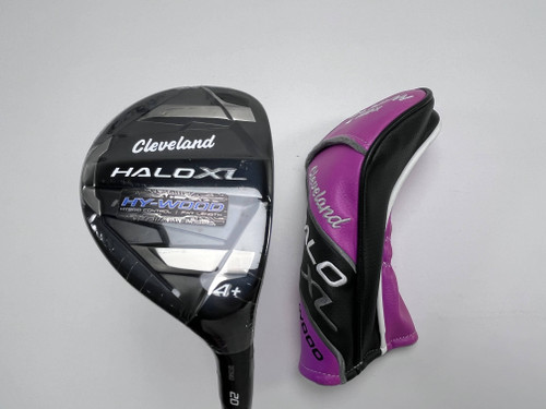 Cleveland HALO XL HY-WOOD 4+ Hybrid 20* Aldila Ascent Blue 40L 40g Ladies RH HC, 1 of 12
