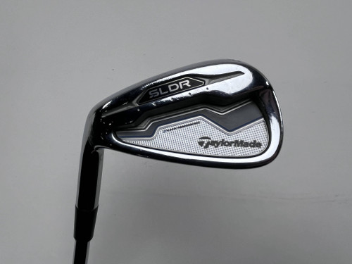 TaylorMade SLDR Single 8 Iron KBS SLDR 90g Stiff Steel Mens LH Midsize Grip, 1 of 12
