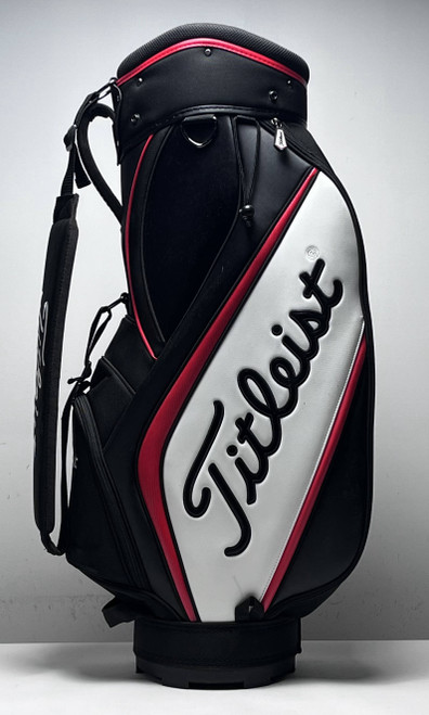 Titleist Display Staff Bag Black 6-Way Divide Single Strap Golf Bag, 1 of 12