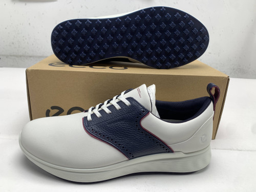 ECCO M S-Casual Lace WP Golf Shoes White Men's SZ 9-9.5 (EU 43) NIB, 1 of 12
