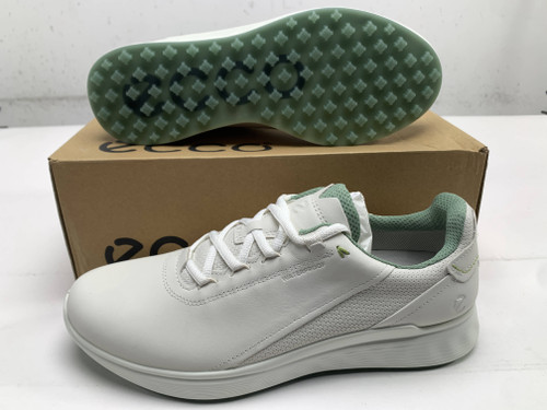 ECCO M S-Casual Lace WP Golf Shoes White Men's SZ 10-10.5 (EU 44) NIB, 1 of 12