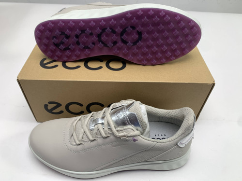 ECCO W S-Casual Hybrid Waterproof Golf Shoes Gray Women's SZ 7-7.5 (EU 38) NIB, 1 of 12