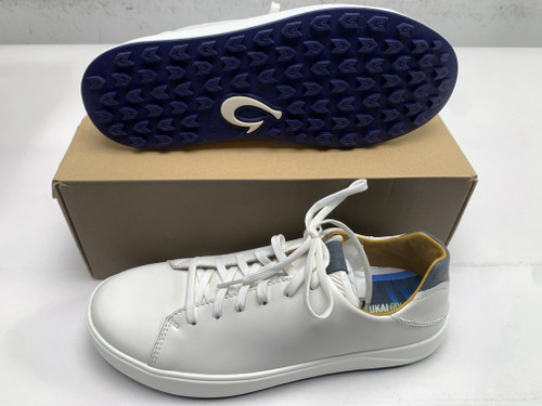 OluKai Wai'Alae Golf Shoes White Men's SZ 9.5 (10507) NIB, 1 of 12
