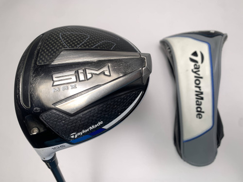 TaylorMade SIM MAX Driver 10.5* Fujikura Pro XLR8 Regular Graphite Mens LH HC, 1 of 12