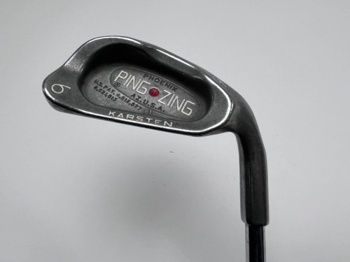 Ping Zing Single 6 Iron Red Dot 1* Flat JZ Stiff Steel Mens RH, 1 of 12