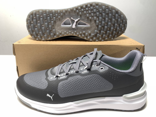 Puma IGNITE Elevate X Waterproof Golf Shoes Gray Men's SZ 10.5 (310221 08) NIB, 1 of 12