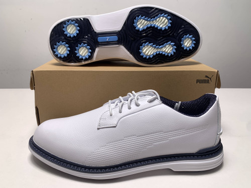 Puma Royale Waterproof Golf Shoes White Blue Men's SZ 11 (310726 02) NIB, 1 of 12