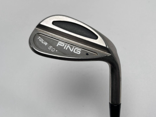 Ping Tour Chrome Gap Wedge GW 50* Black Dot AWT Stiff Steel Mens RH Midsize Grip, 1 of 12