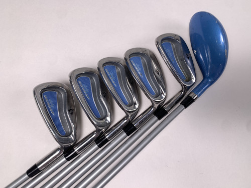 Dunlop Lady Hybrid Iron Set 4H 7-PW+SW Ladies Graphite Womens RH, 1 of 12