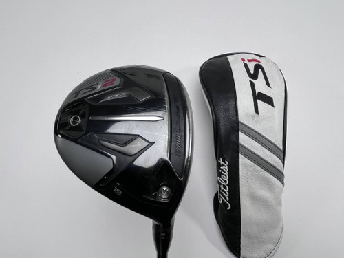 Titleist TSi2 3 Fairway Wood 15* HZRDUS RDX Smoke 5.5 70g Regular RH HC, 1 of 12