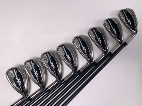 Callaway XR Iron Set 3-PW Project X San Diego 6.0 58g Stiff Graphite Mens RH, 1 of 12