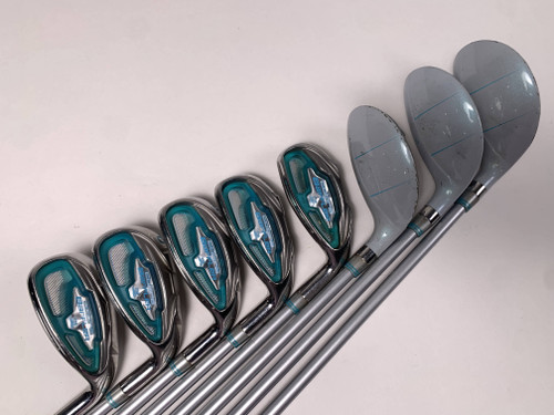 Cobra Baffler 2012 Hybrid Iron Set 4H-6H-PW+SW 45g Ladies RH Undersize Grips, 1 of 12