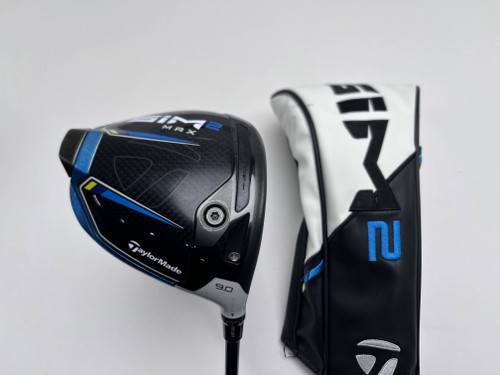 TaylorMade SIM2 MAX Driver 9* Fujikura Ventus Blue 5-S Stiff Graphite Mens RH HC, 1 of 12