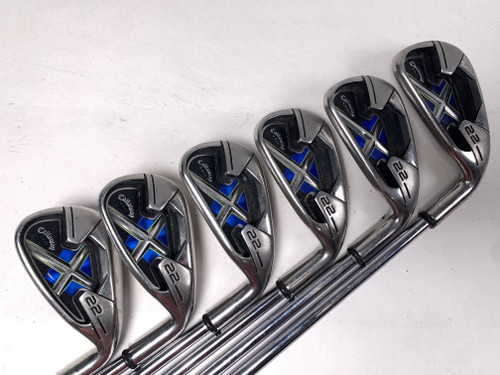 Callaway X-22 Iron Set 4-9 Uniflex Steel Mens RH, 1 of 12