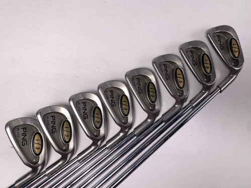 Ping i3 Blade Iron Set 3-PW White Dot 3* Up Rifle FCM 6.5 Extra Stiff RH, 1 of 12
