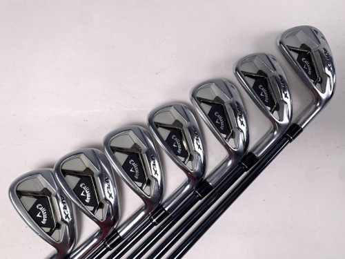Callaway Apex 21 Iron Set 5-PW+AW Recoil Dart F3 65g Regular Graphite RH +1", 1 of 12