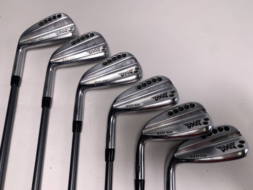 LEFTY PXG 0311 SGI GEN2 Chrome Iron Set 6-PW+GW Accra 60 Regular Graphite LH -1", 1 of 12