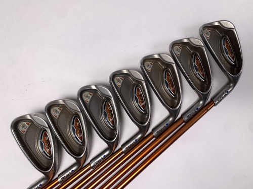 Ping G10 Iron Set 4-PW Blue Dot 1* Up TFC 129 I Regular RH Oversize Grips, 1 of 12