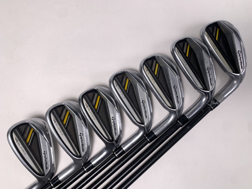 TaylorMade RocketBladez Iron Set 4-PW RocketFuel 65g Regular Graphite RH +1/2", 1 of 12