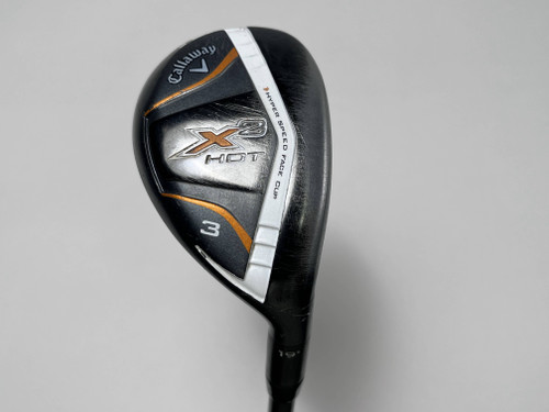 Callaway X2 Hot 3 Hybrid 19* 60g Regular Graphite Mens RH Midsize Grip, 1 of 12