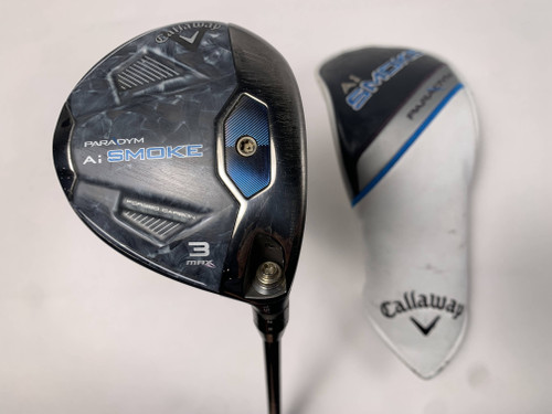 Callaway Paradym Ai Smoke Max 3 Fairway 15* Denali Black 6.0 70g Stiff RH HC, 1 of 12