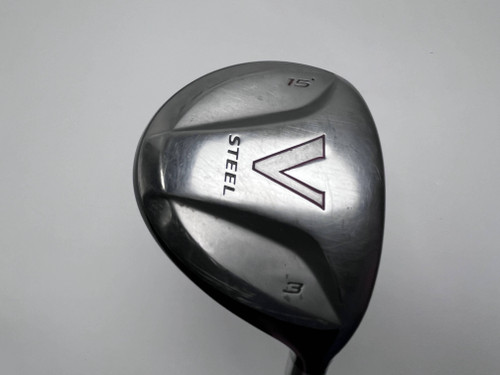 TaylorMade V Steel 3 Fairway Wood 15* MAS2 Regular Graphite Mens RH, 1 of 12