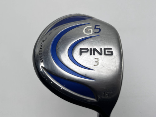 Ping G5 3 Fairway Wood 15* Grafalloy ProLaunch Blue 75g Regular Graphite Mens RH, 1 of 12