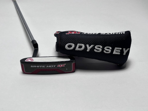 LEFTY Odyssey White Hot RX 1 Putter 35" Mens LH HC, 1 of 12