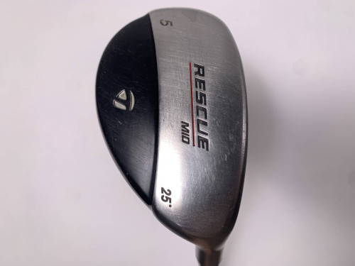 TaylorMade Rescue Mid 5 Hybrid 25* Light Metal Regular Steel Mens RH, 1 of 12