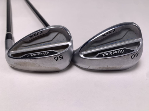 Cleveland CBX Wedge Set 56* 12 60* 10 Rotex Precision Wedge Graphite Mens RH, 1 of 12