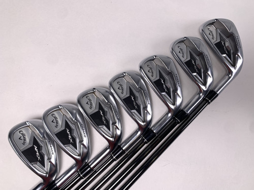 Callaway Apex 19 Iron Set 4-PW KBS $-Taper 120 Stiff Steel Mens RH +1/2'', 1 of 12