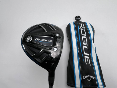 Callaway Rogue 7 Fairway Wood 21* Aldila Quaranta 50g Senior Graphite Mens RH HC, 1 of 12