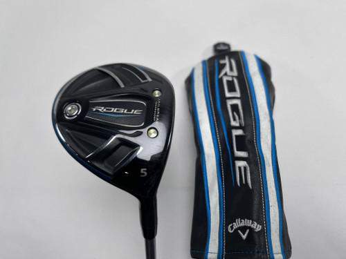 Callaway Rogue 5 Fairway Wood 18* Aldila Quaranta 50g Senior Graphite Mens RH HC, 1 of 12