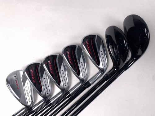 Cobra F-Max Womens Hybrid Iron Set 5H-6H 7-PW+SW SuperLite Ladies RH HC, 1 of 12