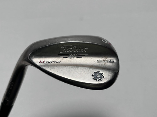 Titleist Vokey SM6 Steel Grey Lob Wedge LW 60* 8M DG 3 Tour 120 XStiff LH, 1 of 12