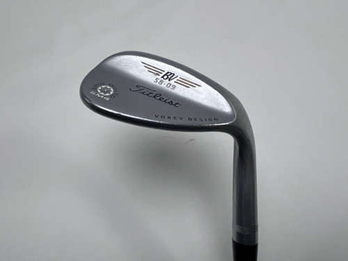 Titleist Vokey Spin Milled SM4 Chrome Wedge 58* 9 Bounce S200 Steel Mens RH, 1 of 12